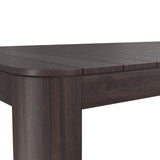 Kona Dark Brown 87 Inch Outdoor Teak Wood Dining Table