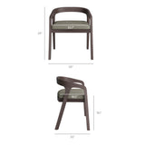 Kona Dark Brown Ash 7-Piece Outdoor Teak Wood Dining Set