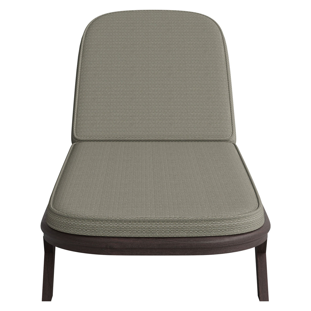Kona Dark Brown Ash Outdoor Teak Wood Chaise Lounge Chair