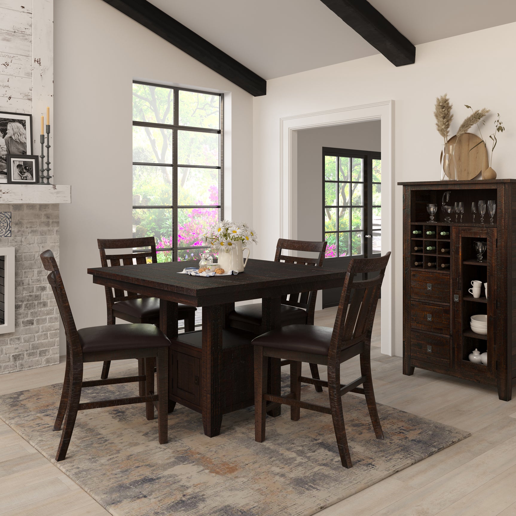 Kona Grove Brown Cabinet - Ornate Home