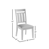 Kona Grove Brown Slatback Chair (Set of 2) - Ornate Home