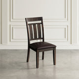 Kona Grove Brown Slatback Chair (Set of 2) - Ornate Home