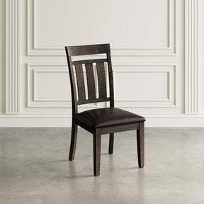 Kona Grove Brown Slatback Chair (Set of 2) - Ornate Home