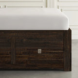 Kona Grove Dark Brown Queen Storage Bed - Ornate Home