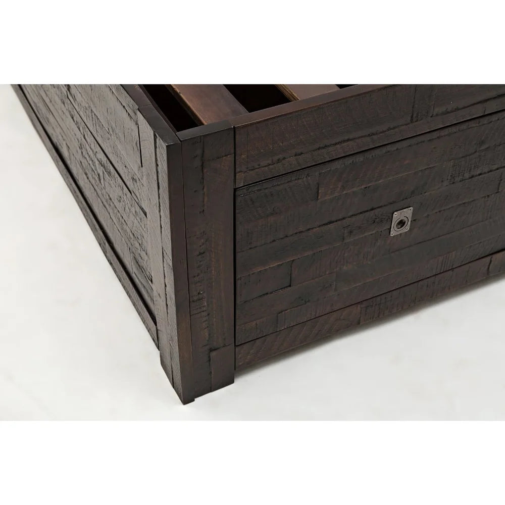 Kona Grove Dark Brown Queen Storage Bed - Ornate Home