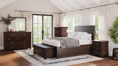 Kona Grove Dark Brown Queen Storage Bed - Ornate Home