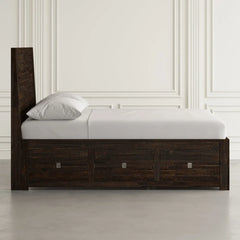 Kona Grove Dark Brown King Storage Bed - Ornate Home