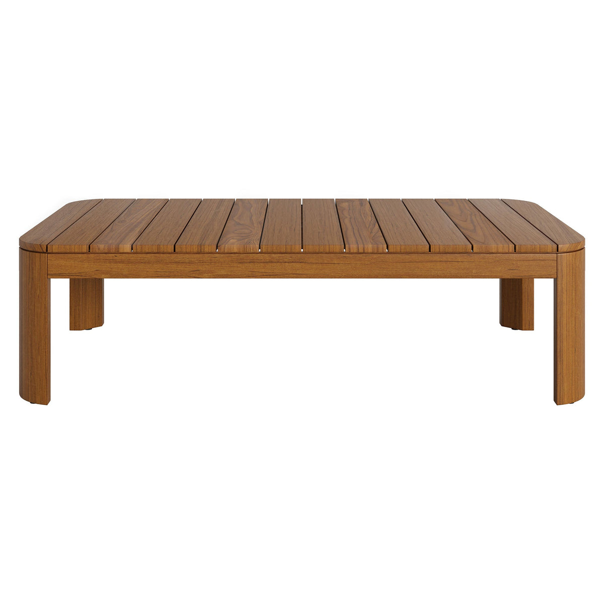 Kona Natural 47 Inch Outdoor Teak Wood Coffee Table - Ornate Home
