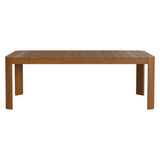 Kona Natural 87 Inch Outdoor Teak Wood Dining Table