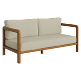 Kona Natural Sand Outdoor Teak Wood Loveseat