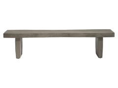 Kona Weathered Teak Outdoor Bench - Ornate Home