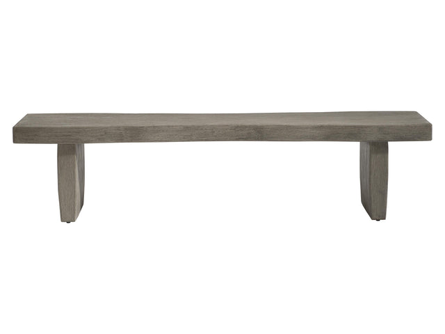 Kona Weathered Teak Outdoor Bench - Ornate Home