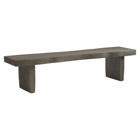 Kona Weathered Teak Outdoor Bench - Ornate Home