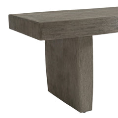 Kona Weathered Teak Outdoor Bench - Ornate Home