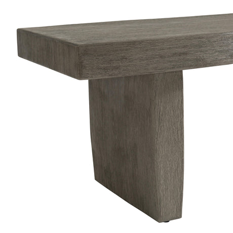 Kona Weathered Teak Outdoor Bench - Ornate Home