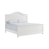 Kona White 4-Piece King Bedroom Set with 2 Nightstands & Dresser - Ornate Home