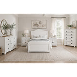 Kona White 5-Piece Queen Bedroom Set - Ornate Home