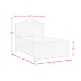 Kona White 5-Piece Queen Bedroom Set - Ornate Home