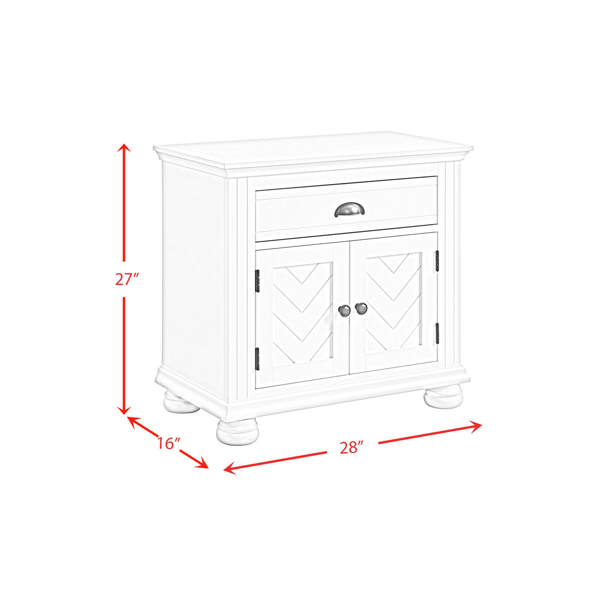 Kona White 5-Piece Queen Panel Bedroom Set - Ornate Home