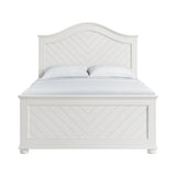 Kona White Queen Panel Bed