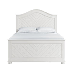 Kona White Queen Panel Bed
