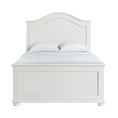Kona White Full Panel Bed