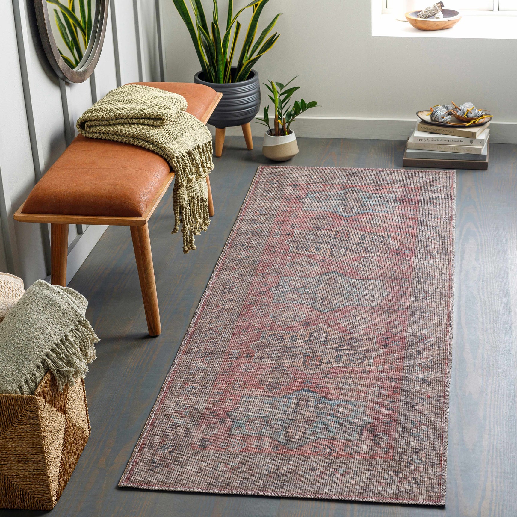 Konak Washable Area Rug - Clearance - Ornate Home