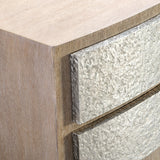 Konstance Chai/Light Bronze Nightstand - Ornate Home