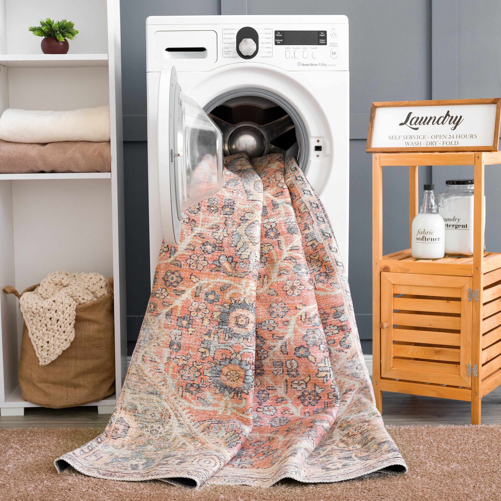 Konstantina Washable Area Rug - Clearance - Ornate Home