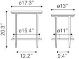 Koper Black Coffee Table Set (2-Piece) - Ornate Home