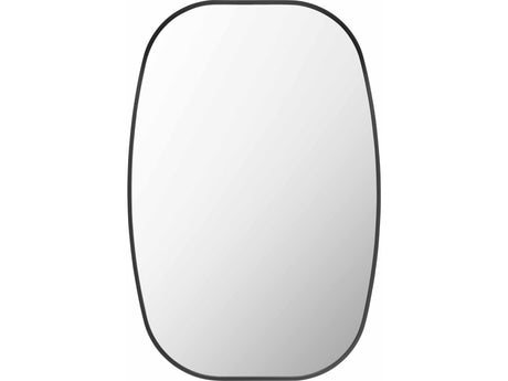 Kopparberg Black Gold Frame Round Mirror - Ornate Home