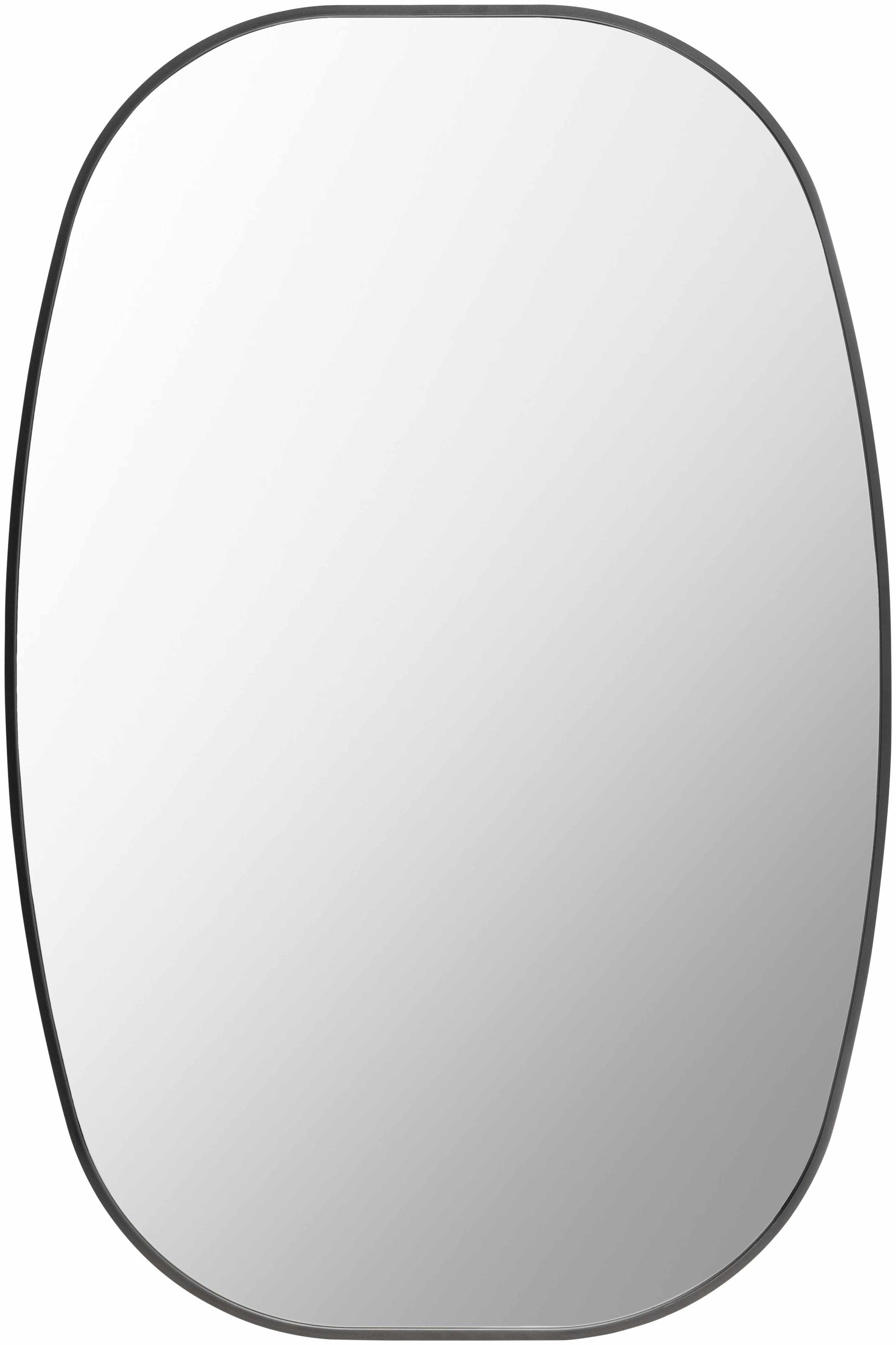 Kopparberg Black Gold Frame Round Mirror - Ornate Home