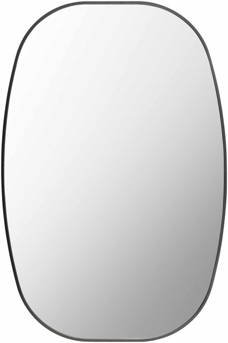 Kopparberg Black Gold Frame Round Mirror - Ornate Home