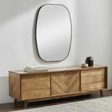 Kopparberg Black Gold Frame Round Mirror - Ornate Home