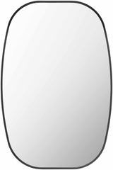 Kopparberg Black Gold Frame Round Mirror - Ornate Home