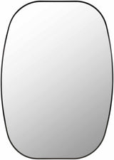 Kopparberg Black Gold Frame Round Mirror - Ornate Home