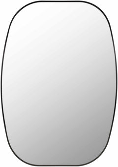 Kopparberg Black Gold Frame Round Mirror - Ornate Home
