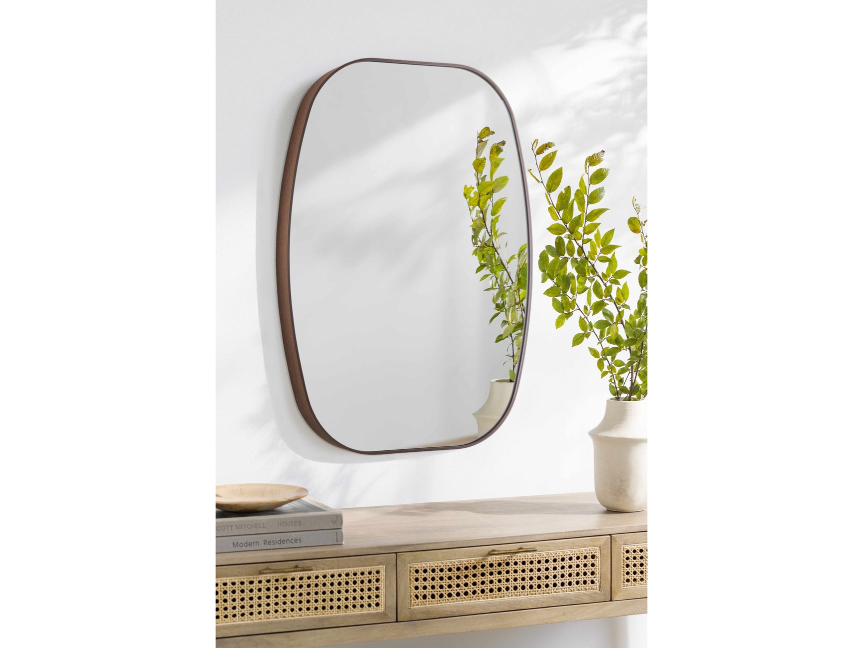 Kopparberg Dark Brown Mirror - Ornate Home