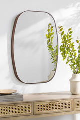 Kopparberg Dark Brown Mirror - Ornate Home