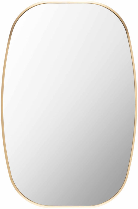 Kopparberg Gold Frame Round Mirror - Ornate Home