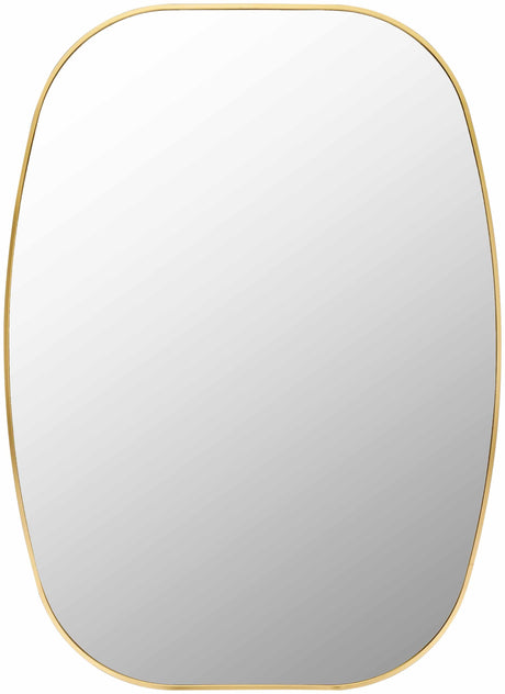 Kopparberg Gold Frame Round Mirror - Ornate Home