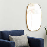 Kopparberg Gold Frame Round Mirror - Ornate Home