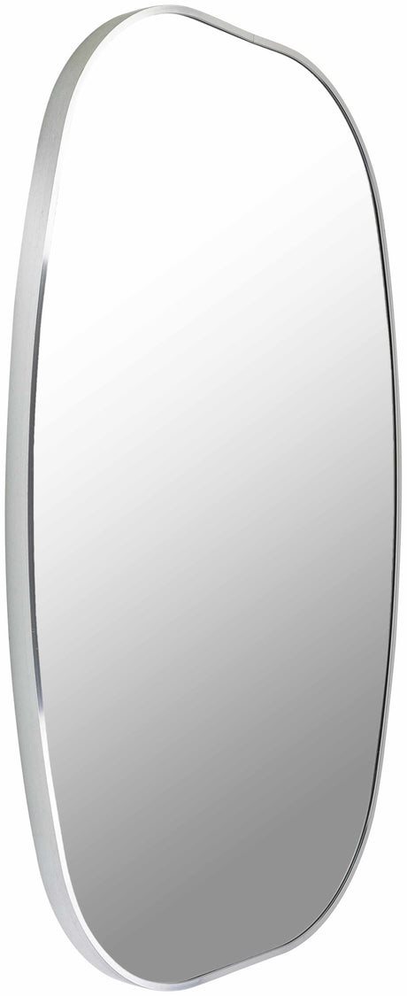 Kopparberg Metallic Silver Gold Frame Round Mirror - Ornate Home