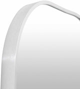 Kopparberg Metallic Silver Gold Frame Round Mirror - Ornate Home