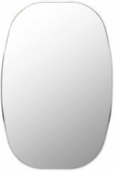 Kopparberg Metallic Silver Gold Frame Round Mirror - Ornate Home