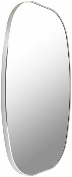Kopparberg Metallic Silver Gold Frame Round Mirror - Ornate Home