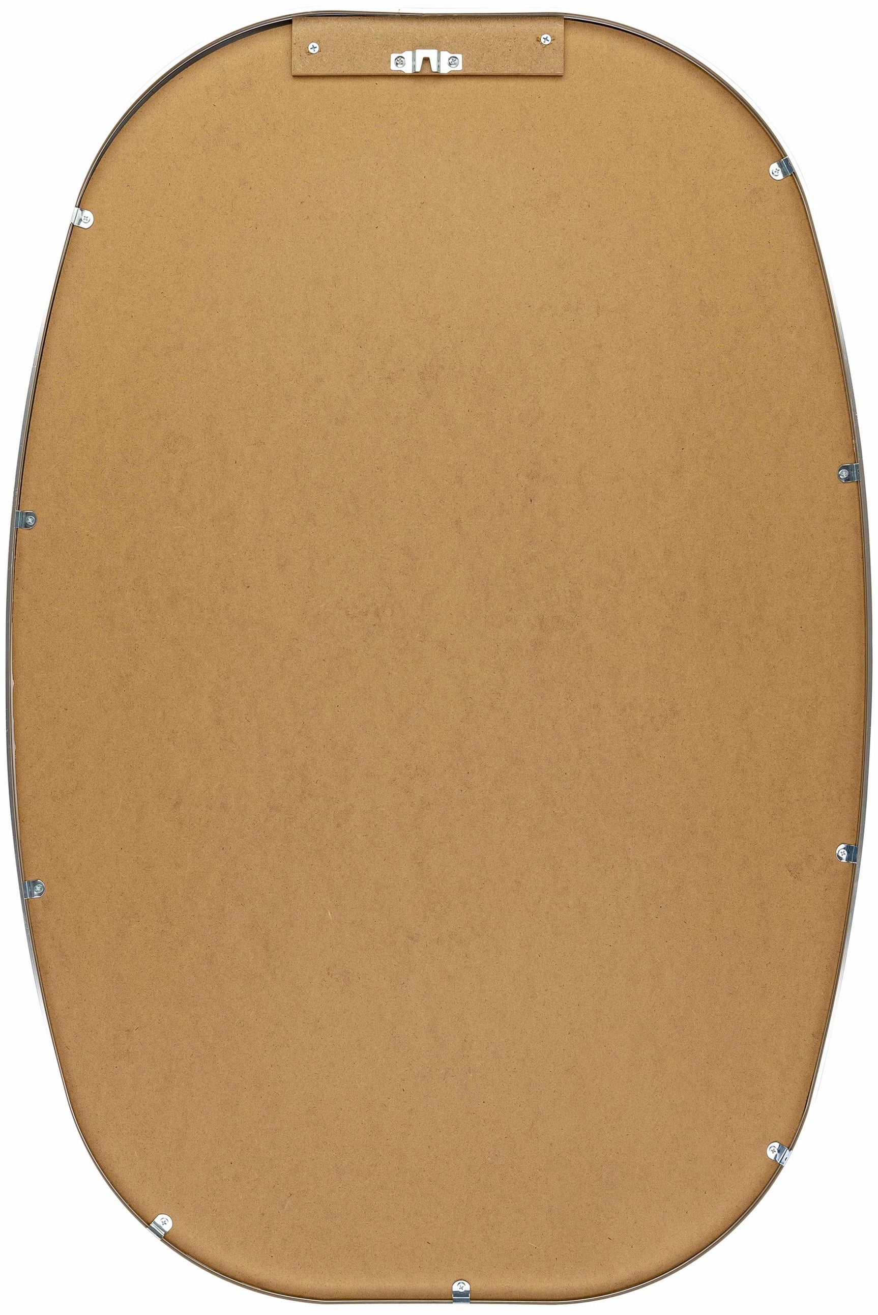 Kopparberg Metallic Silver Gold Frame Round Mirror - Ornate Home