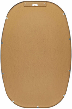 Kopparberg Metallic Silver Gold Frame Round Mirror - Ornate Home