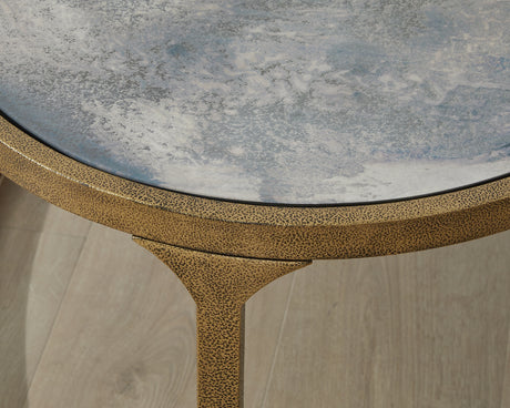 Korajane Antique Gold Oval Cocktail Table - Ornate Home