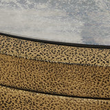 Korajane Antique Gold Oval Cocktail Table - Ornate Home